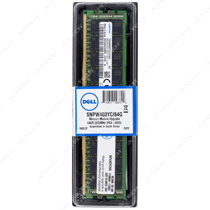 SNPW403YC/64G - Dell 64GB DDR4-2933 RDIMM Server RAM Memory