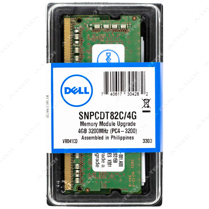 0CDT82 - Dell 4GB DDR4-3200 SODIMM Laptop RAM Memory