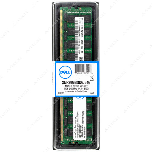 SNP29GM8DG/64G - Dell 64GB DDR4-2400 LRDIMM Server RAM Memory