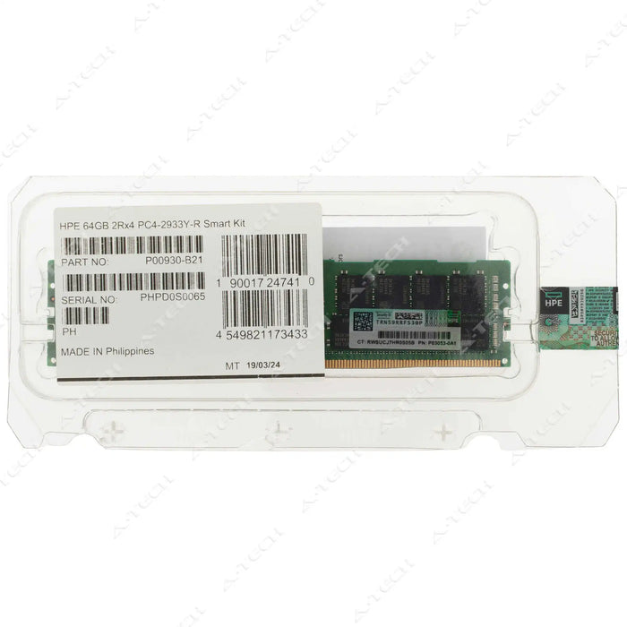 P00930-B21 - HP/HPE RAM 64GB 2Rx4 PC4-23400 RDIMM DDR4 2933MHz ECC Registered Server Memory Module