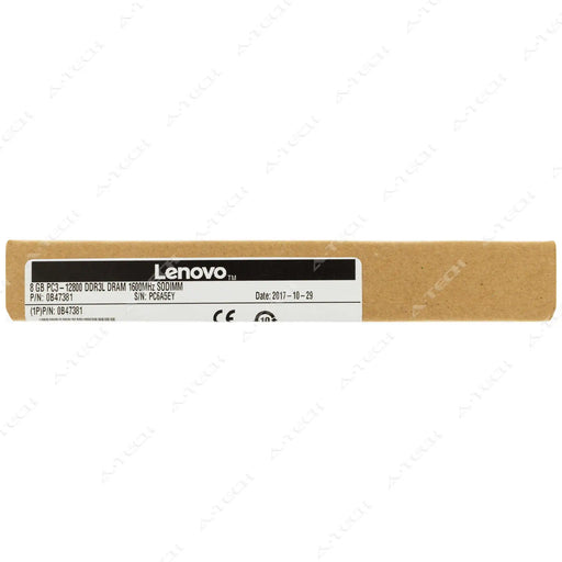 0B47381 - IBM-Lenovo RAM 8GB 2Rx8 PC3-12800 SODIMM DDR3 1600MHz Non-ECC Unbuffered Laptop Memory Module