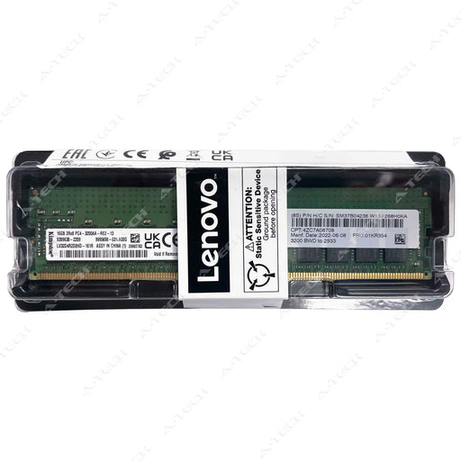 4ZC7A08708 - IBM-Lenovo RAM 16GB 2Rx8 PC4-23400 RDIMM DDR4 2933MHz ECC Registered Server Memory Module