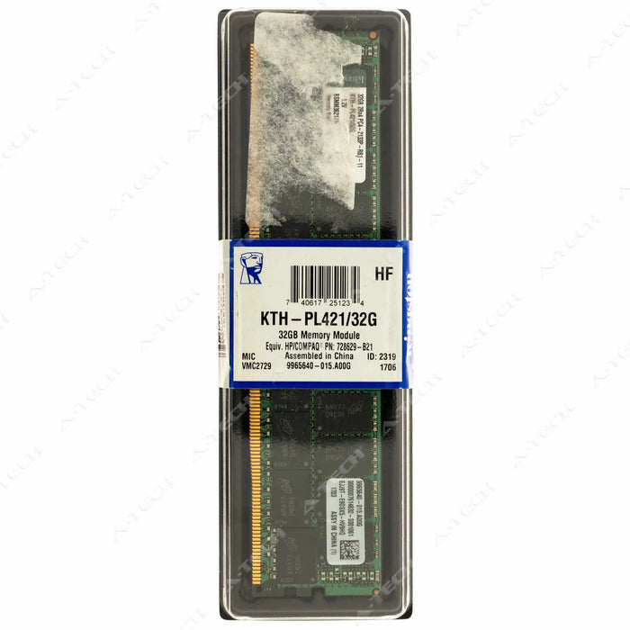 KTH-PL421/32G - Kingston RAM 32GB 2Rx4 PC4-17000 RDIMM DDR4 2133MHz ECC Registered Server Memory Module