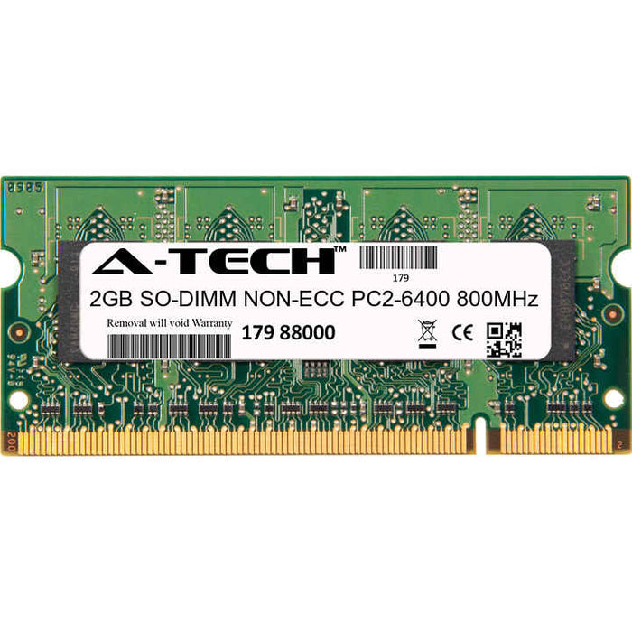 2GB DDR2-800 (PC2-6400) SODIMM Laptop Memory RAM