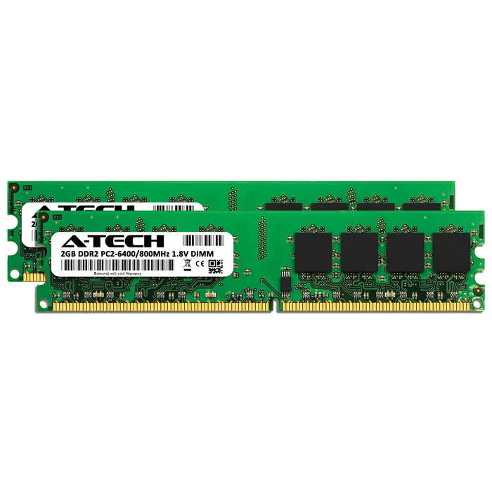 HP ProLiant DL120 G5 Memory RAM | 4GB Kit (2x2GB) DDR2 800MHz (PC2-6400) Non-ECC DIMM