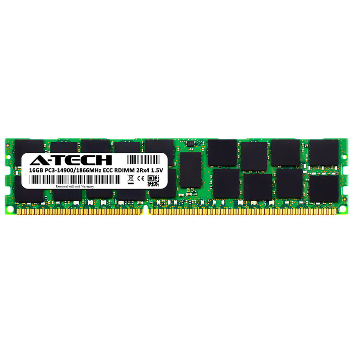 16GB RAM Replacement for Crucial CT16G3ERSDD4186D DDR3 1866 MHz PC3-14900 2Rx4 1.5V ECC Registered Server Memory Module