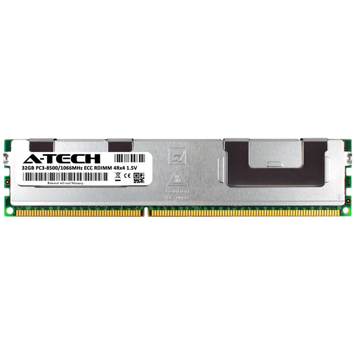 Supermicro SUPER X9DRW-7TPF Memory RAM | 32GB 4Rx4 DDR3 1066MHz (PC3-8500) RDIMM 1.5V