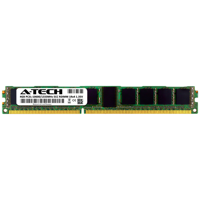 4GB RAM Replacement for Hynix HMT351V7BFR4A-H9 DDR3 1333 MHz PC3-10600 1Rx4 1.35V ECC Registered Server Memory Module