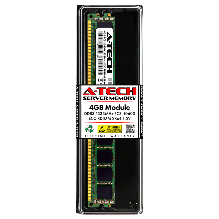 4GB RAM Replacement for Samsung M392B5170EM1-CH9 DDR3 1333 MHz PC3-10600 2Rx4 1.5V ECC Registered Server Memory Module