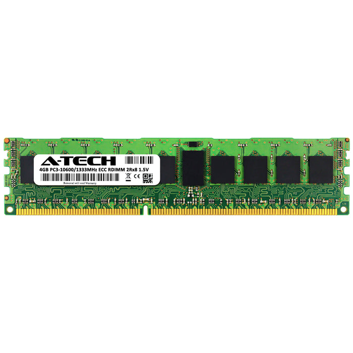 KVR13R9D8/4I - Kingston Equivalent RAM 4GB 2Rx8 PC3-10600 RDIMM DDR3 1333MHz ECC Registered Server Memory Module