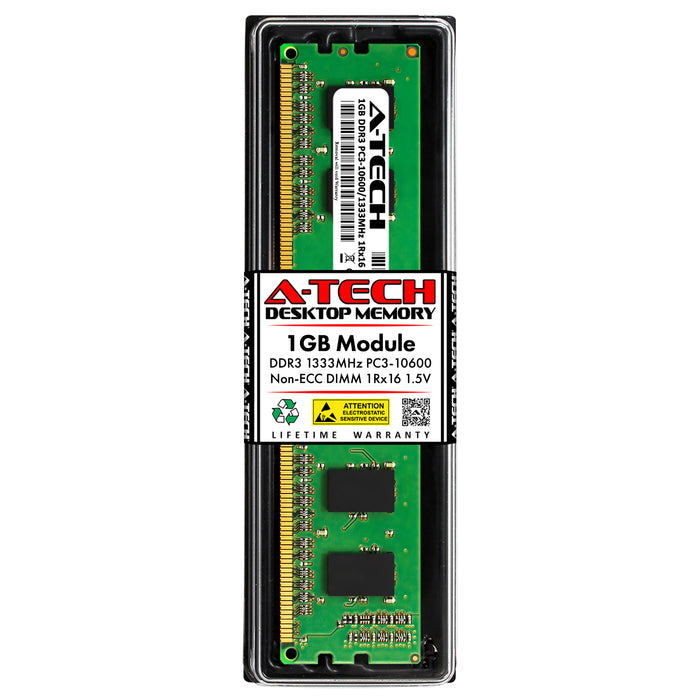 1GB RAM Replacement for Micron MT4JTF12864AZ-1G4D1 DDR3 1333 MHz PC3-10600 1Rx16 1.5V Non-ECC Desktop Memory Module
