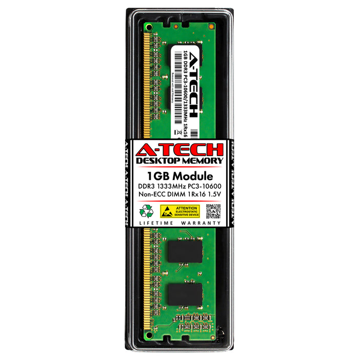 MT4JTF12864AZ-1G4D1 - Micron Equivalent RAM 1GB 1Rx16 PC3-10600 DIMM DDR3 1333MHz Non-ECC Unbuffered Desktop Memory Module