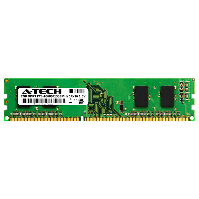 2GB RAM Replacement for Kingston KVR13N9S6/2 DDR3 1333 MHz PC3-10600 1Rx16 1.5V Non-ECC Desktop Memory Module