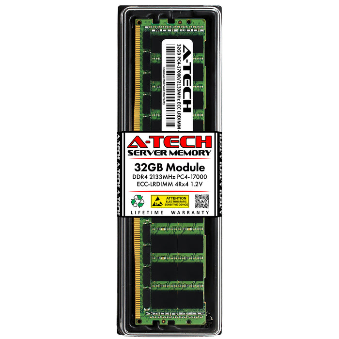 752372-581 - HP Equivalent RAM 32GB 4Rx4 PC4-17000 LRDIMM DDR4 2133MHz ECC Load Reduced Server Memory Module