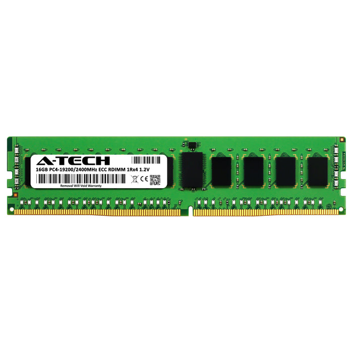 MTA18ASF2G72PZ-2G3A1 - Micron Equivalent RAM 16GB 1Rx4 PC4-19200 RDIMM DDR4 2400MHz ECC Registered Server Memory Module