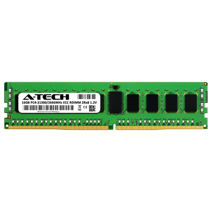16GB RAM Replacement for Dell Genuine SNPDFK3YC/16G DDR4 2666 MHz PC4-21300 2Rx8 1.2V ECC Registered Server Memory Module