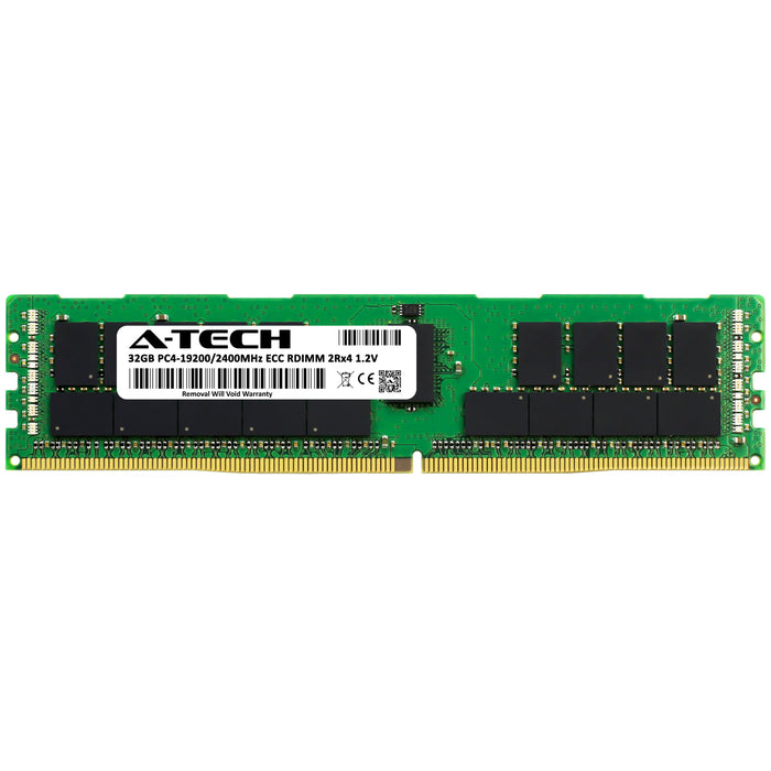 32GB RAM Replacement for Kingston KVR24R17D4/32 DDR4 2400 MHz PC4-19200 2Rx4 1.2V ECC Registered Server Memory Module