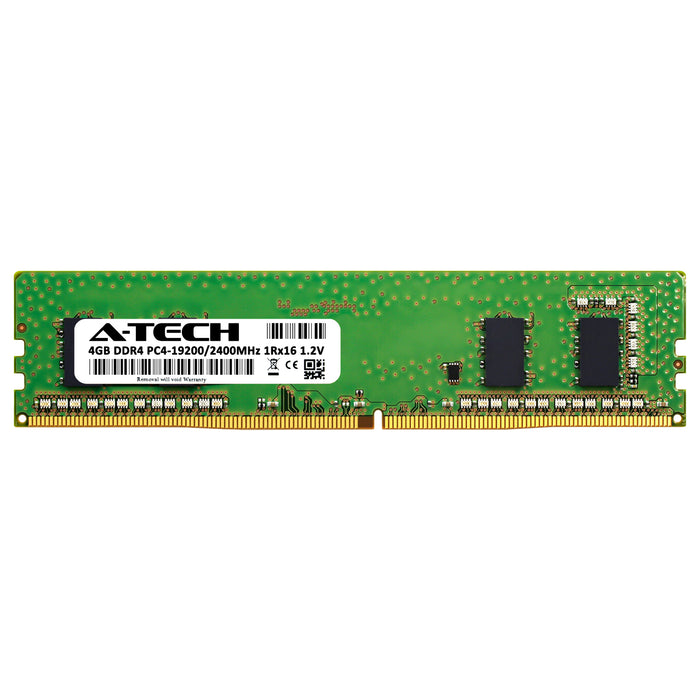 MTA4ATF51264AZ-2G3B1 - Micron Equivalent RAM 4GB 1Rx16 PC4-19200 DIMM DDR4 2400MHz Non-ECC Unbuffered Desktop Memory Module