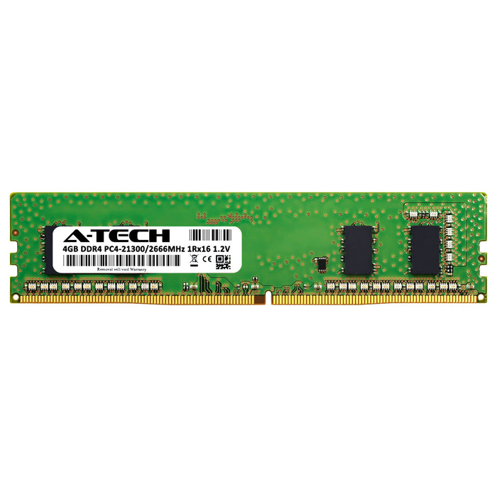 4GB RAM Replacement for Kingston HP26D4U9S1ME-4 DDR4 2666 MHz PC4-21300 1Rx16 1.2V Non-ECC Desktop Memory Module