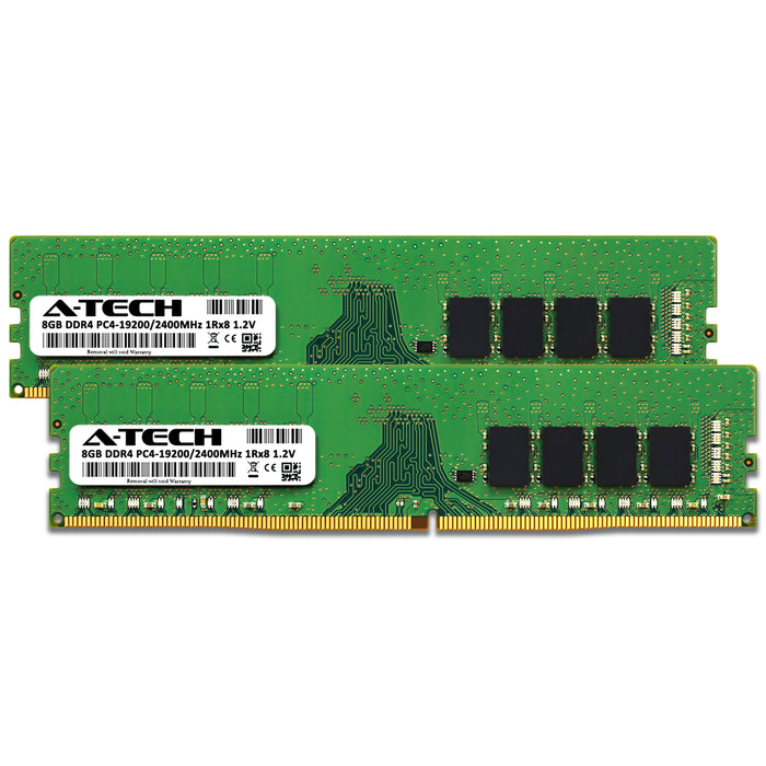 16GB Kit (2 x 8GB) DDR4-2400 (PC4-19200) DIMM SR x8 Desktop Memory RAM