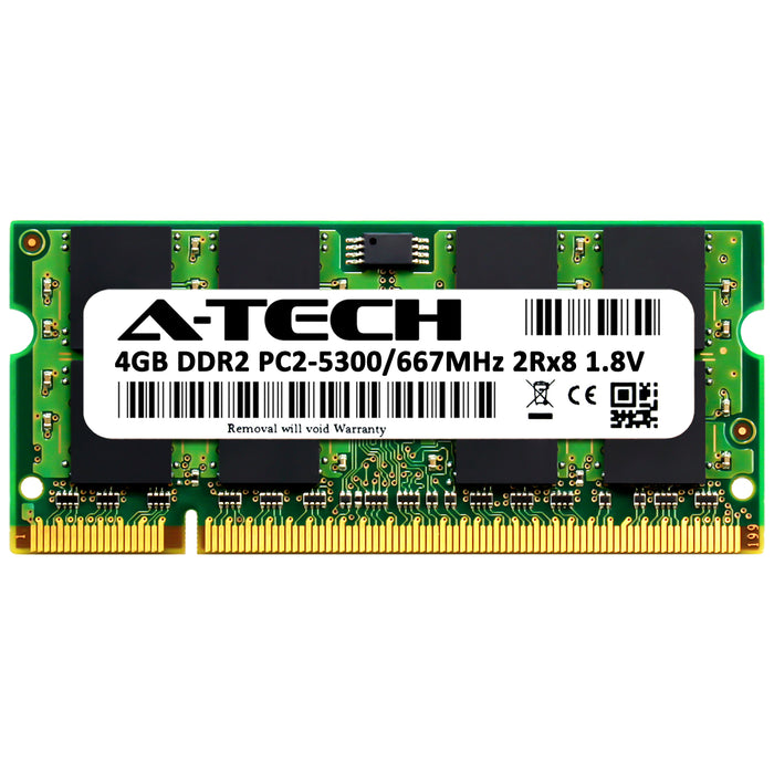 Dell XPS M1730 Memory RAM | 4GB DDR2 667MHz (PC2-5300) SODIMM