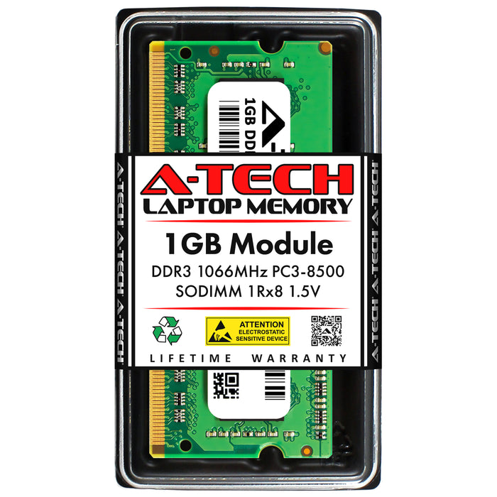 1GB RAM Replacement for Samsung M471B2873FHS-CF8 DDR3 1066 MHz PC3-8500 1Rx8 1.5V Non-ECC Laptop Memory Module