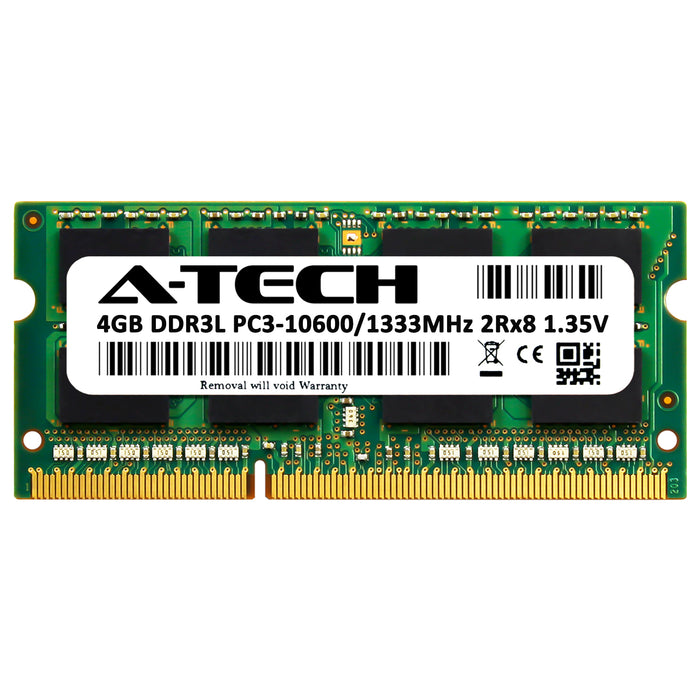 4GB RAM Replacement for Crucial CT4G3S1339M DDR3 1333 MHz PC3-10600 2Rx8 1.35V Non-ECC Laptop Memory Module