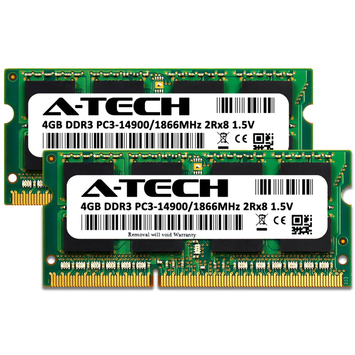 8GB Kit (2 x 4GB) DDR3-1866 (PC3-14900) SODIMM DR x8 Laptop Memory RAM