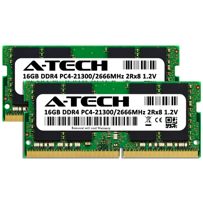 32GB Kit (2 x 16GB) DDR4-2666 (PC4-21300) SODIMM DR x8 Laptop Memory RAM