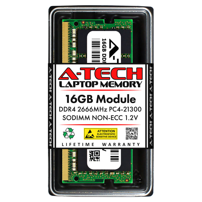 CT16G4SFRA266 - Crucial Equivalent RAM 16GB PC4-21300 SODIMM DDR4 2666MHz Non-ECC Unbuffered Laptop Memory Module