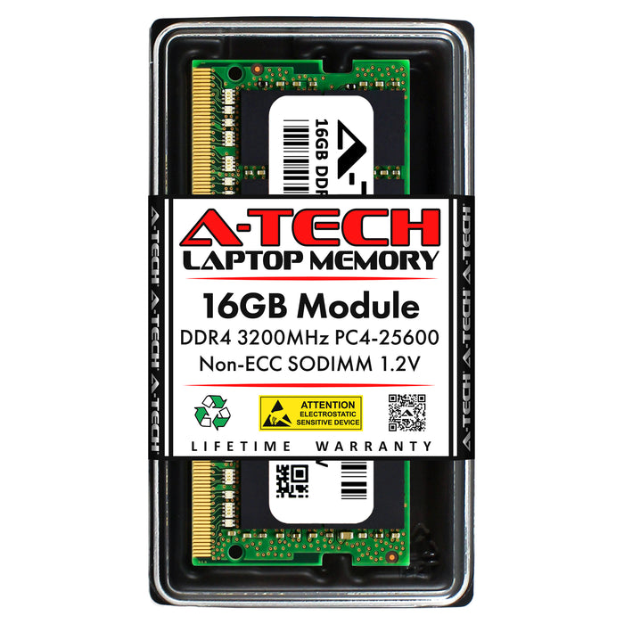 CT16G4SFRA32A - Crucial Equivalent RAM 16GB PC4-25600 SODIMM DDR4 3200MHz Non-ECC Unbuffered Laptop Memory Module