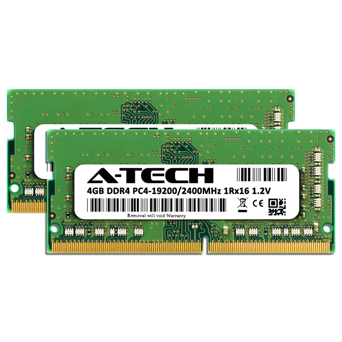 8GB Kit (2 x 4GB) DDR4-2400 (PC4-19200) SODIMM SR x16 Laptop Memory RAM