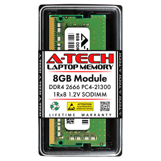 8GB DDR4-2666 (PC4-21300) SODIMM SR x8 Laptop Memory RAM