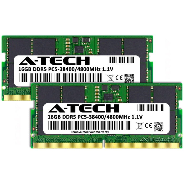 32GB Kit (2 x 16GB) DDR5-4800 (PC5-38400) SODIMM Laptop Memory RAM
