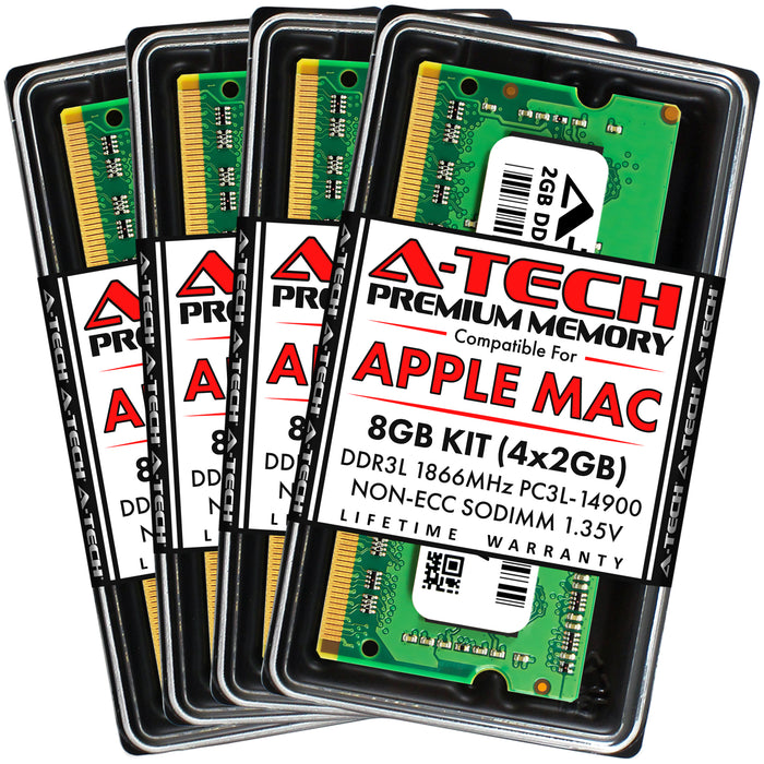 Apple iMac (Retina 5K, 27-inch, Late 2015) Memory RAM | 8GB Kit (4x2GB) DDR3 1866MHz (PC3-14900) SODIMM 1.35V