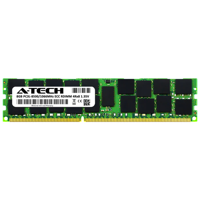 Dell PowerEdge T310 Memory RAM | 8GB 4Rx8 DDR3 1066MHz (PC3-8500) RDIMM 1.35V