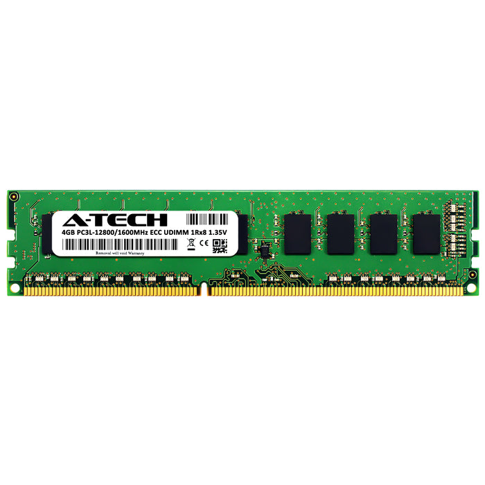 Supermicro SuperStorage 5018A-AR12L Memory RAM | 4GB 1Rx8 DDR3 1600MHz (PC3-12800) ECC UDIMM 1.35V
