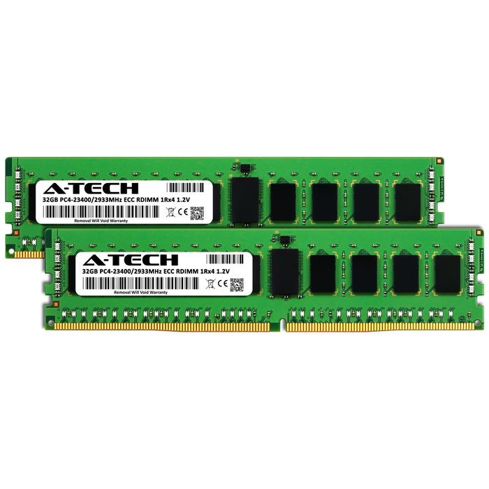 Dell PowerEdge T550 Memory RAM | 64GB Kit (2x32GB) 1Rx4 DDR4 2933MHz (PC4-23400) RDIMM
