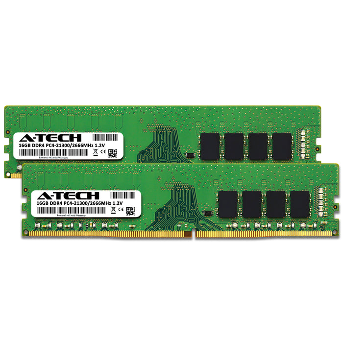 Dell PowerEdge R340 Memory RAM | 32GB Kit (2x16GB) DDR4 2666MHz (PC4-21300) Non-ECC DIMM