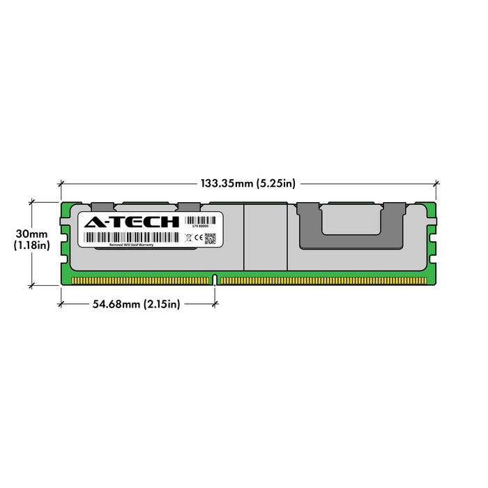 Micron MT72KSZS4G72LZ-1G6E2A7BE Equivalent 32GB PC3-12800 LRDIMM Memory RAM