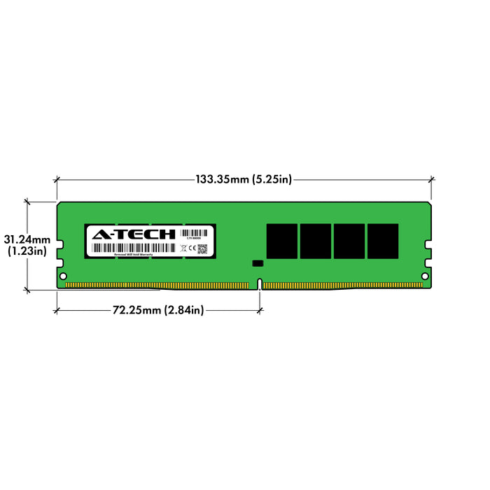 MEM-DR416L-CL02-UN21 - Supermicro Equivalent RAM 16GB 2Rx8 PC4-17000 DIMM DDR4 2133MHz Non-ECC Unbuffered Desktop Memory Module